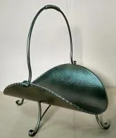 дровница большая чаша с фикс.ручкой, бронза, банный эксперт