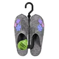 тапочки женские цветы банные штучки войлок