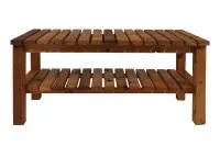 лавка липа термо 1,2х0,4х0,45м с полкой для тапок автор бани