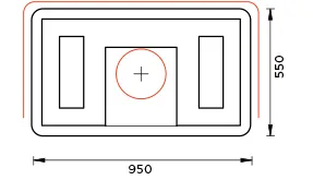 печь-камин tulikivi lampo nobile 1845 мм 