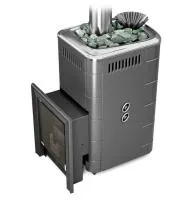 печь для бани газовая тмф таймыр 2017 inox закрытая каменка с т/о антрацит (без ггу) 