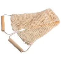 мочалка из сизаля, деревянные ручки (66,5х11см) банные штучки