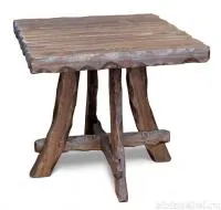 стол №11 80х80 (массив сосны, старение), палисандр, ирб