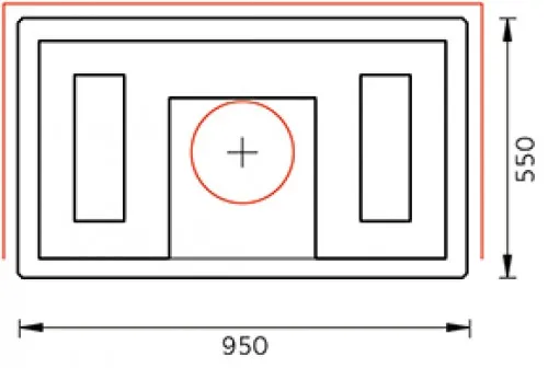 печь-камин tulikivi koli grafia 1500 мм 