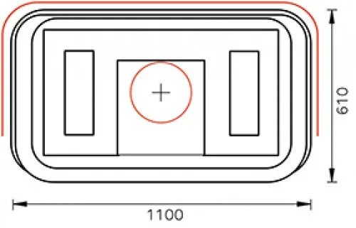 печь-камин tulikivi otra classic 2235 мм 