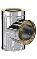тройник craft 90° утепленный нержавеющий (316/0,8/304/0,5) ф120/220 по воде cerablanket