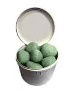 камень для бани жадеит шлифованный, 20 кг, мелкий 