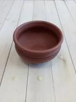 миска глиняная глубокая 0,5л, ручная работа, шд
