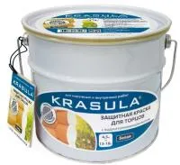 краска krasula защитная  для торцов, белая, 1,3 кг