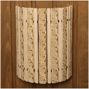 абажур полукруглый комбинированный русские узоры, банный эксперт