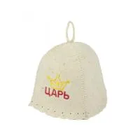 шапка для бани "царь", бацькина баня