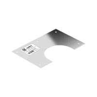 разделка craft потолочная декоративная нерж. (304/0,5 мм), 570*310, с отв. ф250, двухсоставная