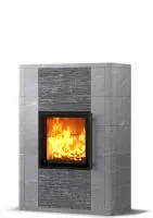 печь-камин tulikivi salvo grafia 1545 мм 