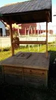 колодец деревянный 1.4*0,4 м, банный перец