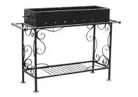 мангал м-06, 93*133*40см, антрацит. дачный эксперт