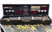 набор шампуров узбекский с аксессуарами в чемодане элит-х
