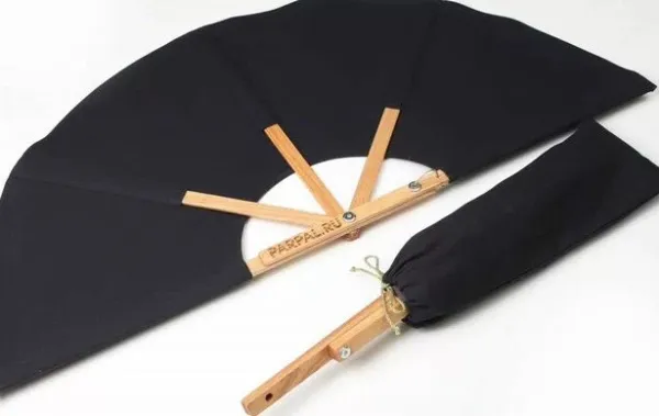 веер для бани aria l (112см) черный