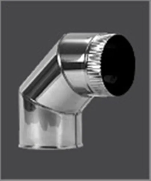 колено феррум угол 90° нержавеющее (430/0,5мм) ф80