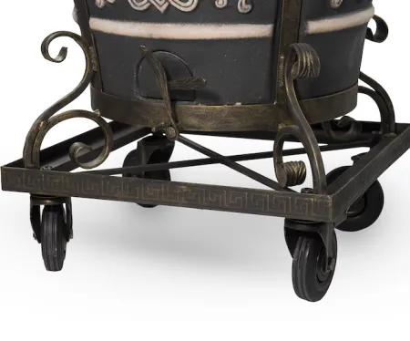 подставка экотандыры под тандыр с колесами