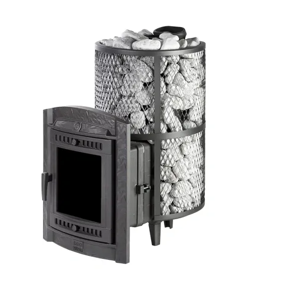 печь для бани прометалл атмосфера xl сетка нерж. со стеклом